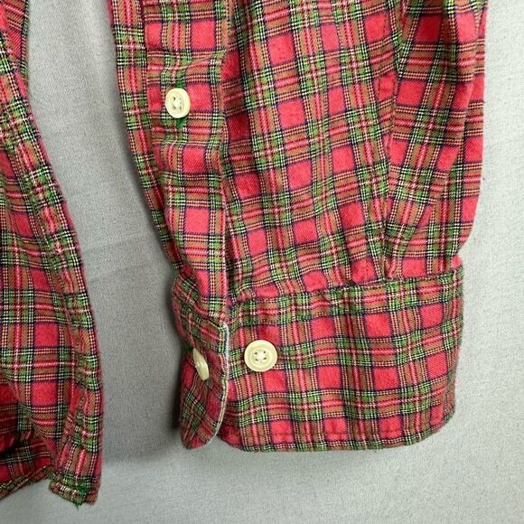 Brooks Brothers Men’s Flannel Shirt Medium Slim Fit - Picture 4 of 8